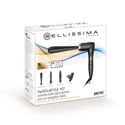 Stilues për flokë Bellissima My Pro Twist & Style, e zezë