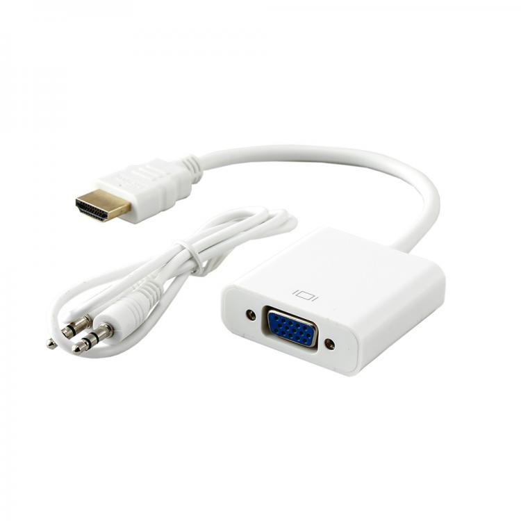 Konvertues SBOX HDMI M. - VGA F.+ Audio