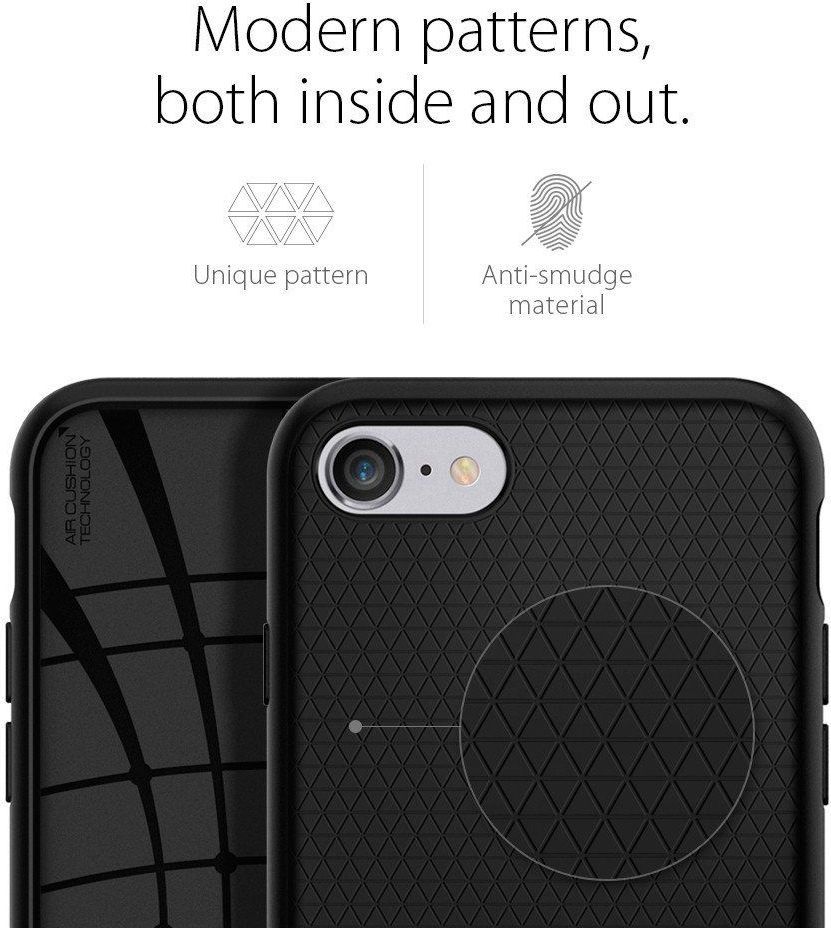 Mbrojtëse Etui Liquid Air për IPhone 7/8, e zezë