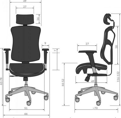Karrige Diablo Chairs V-Basic, e zezë 