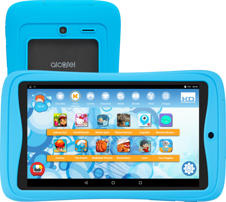 Tablet ALCATEL A3 7 KIDS 8262, 7'', 1GB RAM, 8GB, i kaltër