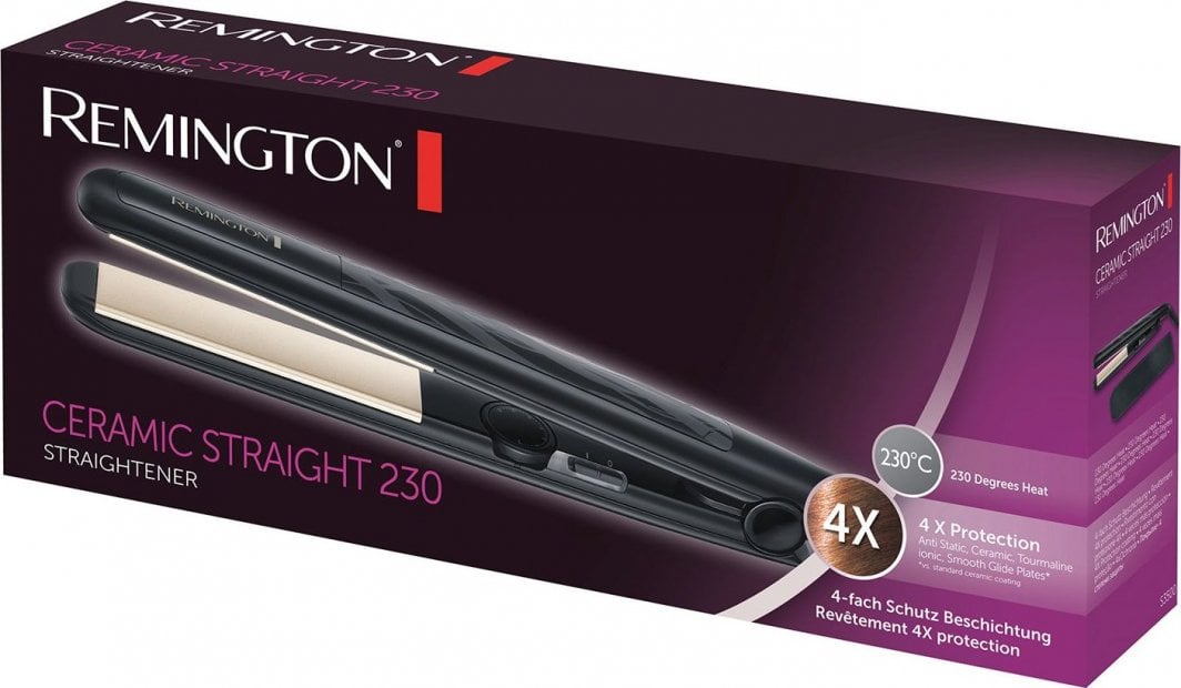 Drejtuese për flokë Remington S3500, e zezë
