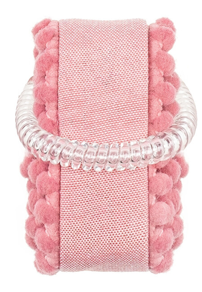 Shirit koke me fjongo Invisibobble Flores & Bloom Wrapstar Ami & Co, rozë