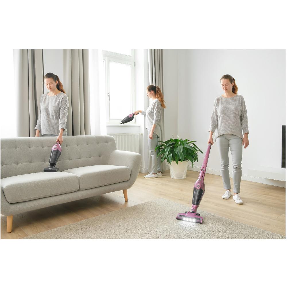 Fshesë elektrike Sencor SVC 0604RD – 3in1, e kuqe