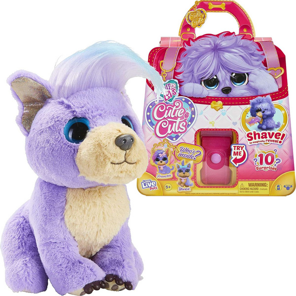 Lodër pelushi Moose Little Live Pets Cutie Cuts, vjollcë Lodër pelushi Moose Little Live Pets Cutie Cuts, vjollcë