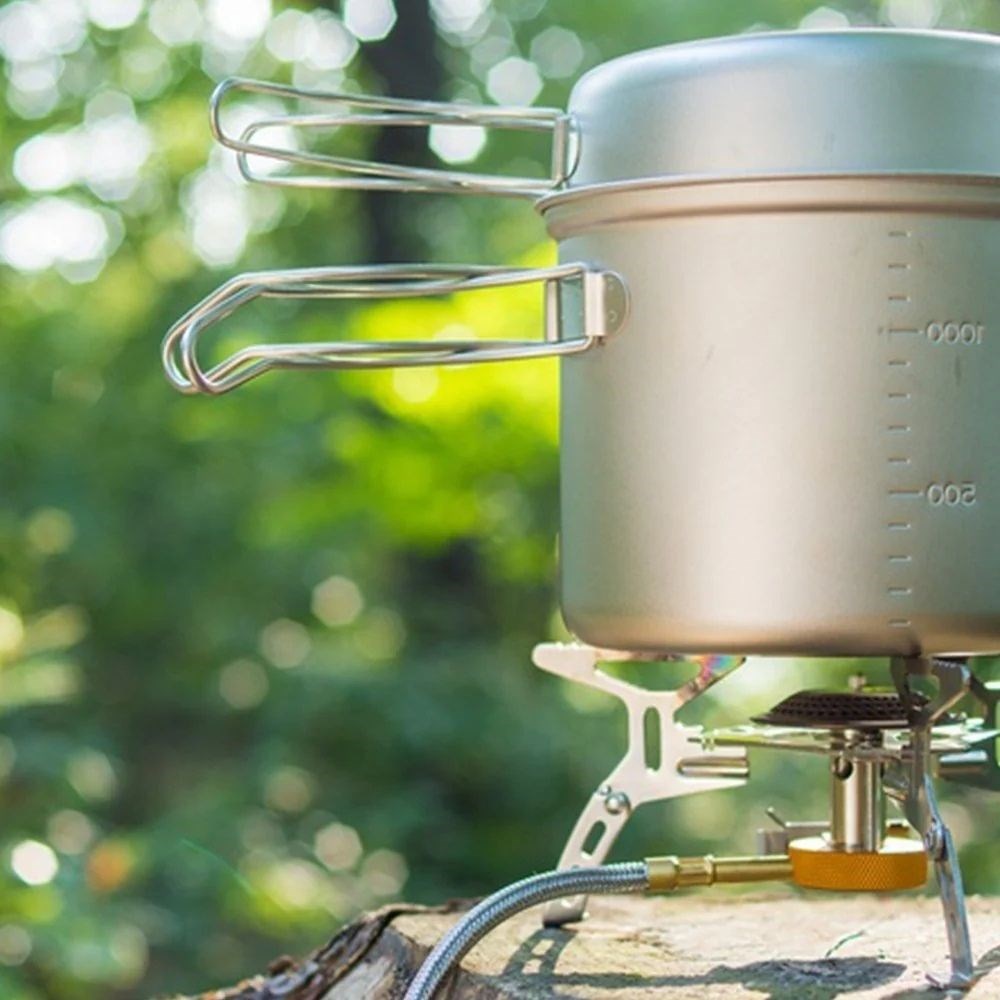 Stovë me gaz për kamping Firemaple FMS-105, portokalltë 