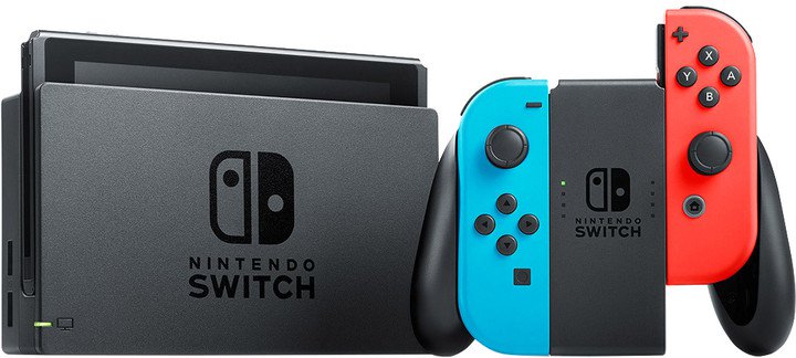 Konzolë Nintendo Switch (2019), kuq/kaltër