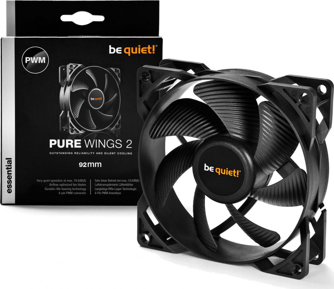Ventilator Pure Wings 2 92 mm PWM (BL038), i zi 