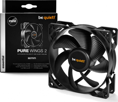 Ventilator Pure Wings 2 92 mm PWM (BL038), i zi 