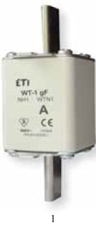 Lidhje e siguresës Eti-Polam WT-1/gF NH1 200A gF 500V
