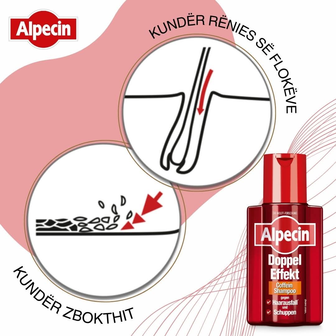 Alpecin Double Effect, 200ml  Efekt të dyfishtë