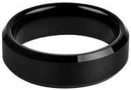 Unazë Troli Tungsten, e zezë, 52 mm
