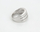 Set Xuping - unazë + vathë të veshura me platin UVPAB, argjendtë/bardhë, 15.70 mm