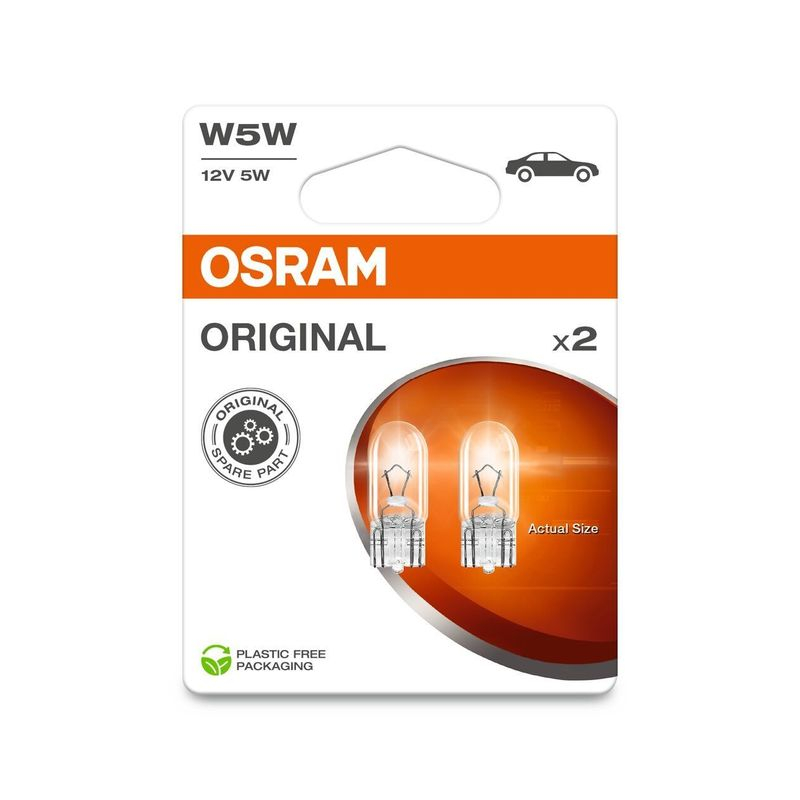Lampa 12v 5w Poz Pf W2.1x9.5d Osram