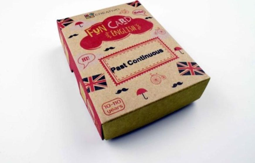 Karta edukative Creativo Fun Card English Past Continuous