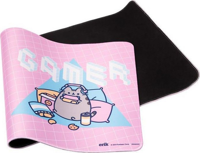 Mauspad Pusheen - Gamer, XL, rozë
