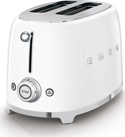 Toster TSF01WHEU Smeg, 950 W, i bardhë