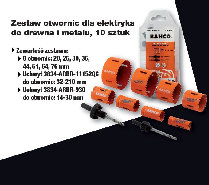 Set sharra vrimash Bahco, 10 copë