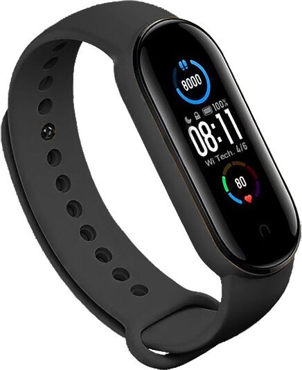 Rrip RhinoTech për Xiaomi Mi band 5,  i zi