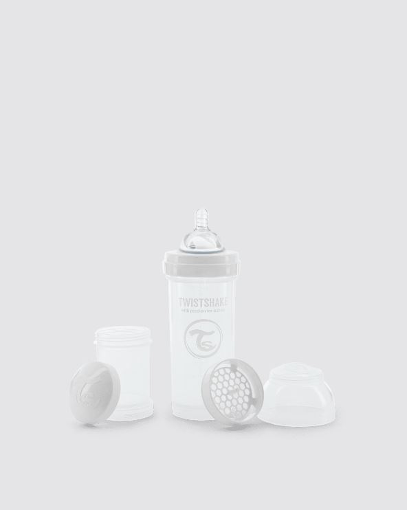 Shishe për bebe Twistshake Anti-Kolikë, 260ml, Bardhë
