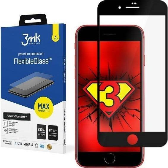 Mbrojtëse 3MK FlexibleGlass Max Oppo A16/A16s, e zezë 