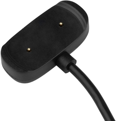 Kabllo karikimi FIXED USB-C për Amazfit GTR 2/GTS 2, e zezë