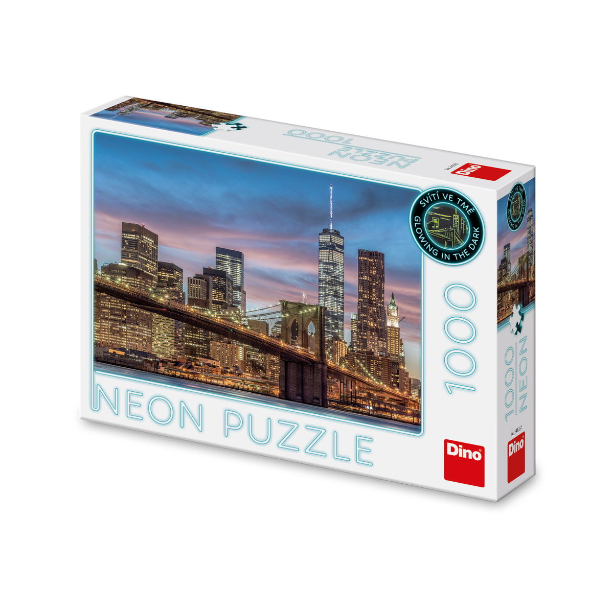 Puzzle Dino New York Neon, 1000 pjesë, 15+ vjeç