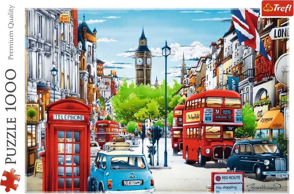 Trefl London Street Слагалка, 1000 Парчиња