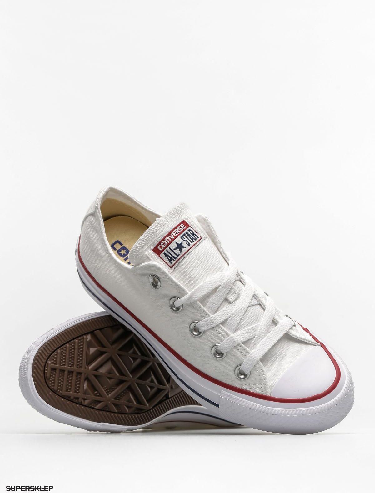 Atlete Converse Chuck Taylor All Star OX M7652C, nr. 42.5, të bardha