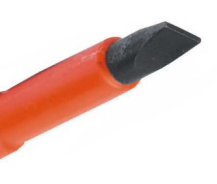 Kaçavidë e sheshtë elektroteknike Dedra, 0.6 x 3.0 x 75 mm, 1000 V, e portokalltë