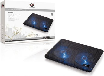 Ventilator për Notebook Conceptronic (CNBCOOLPAD2F), 17 "