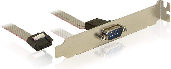 Panel i pasëm DeLock me lidhës serial COM DB9 (82768)