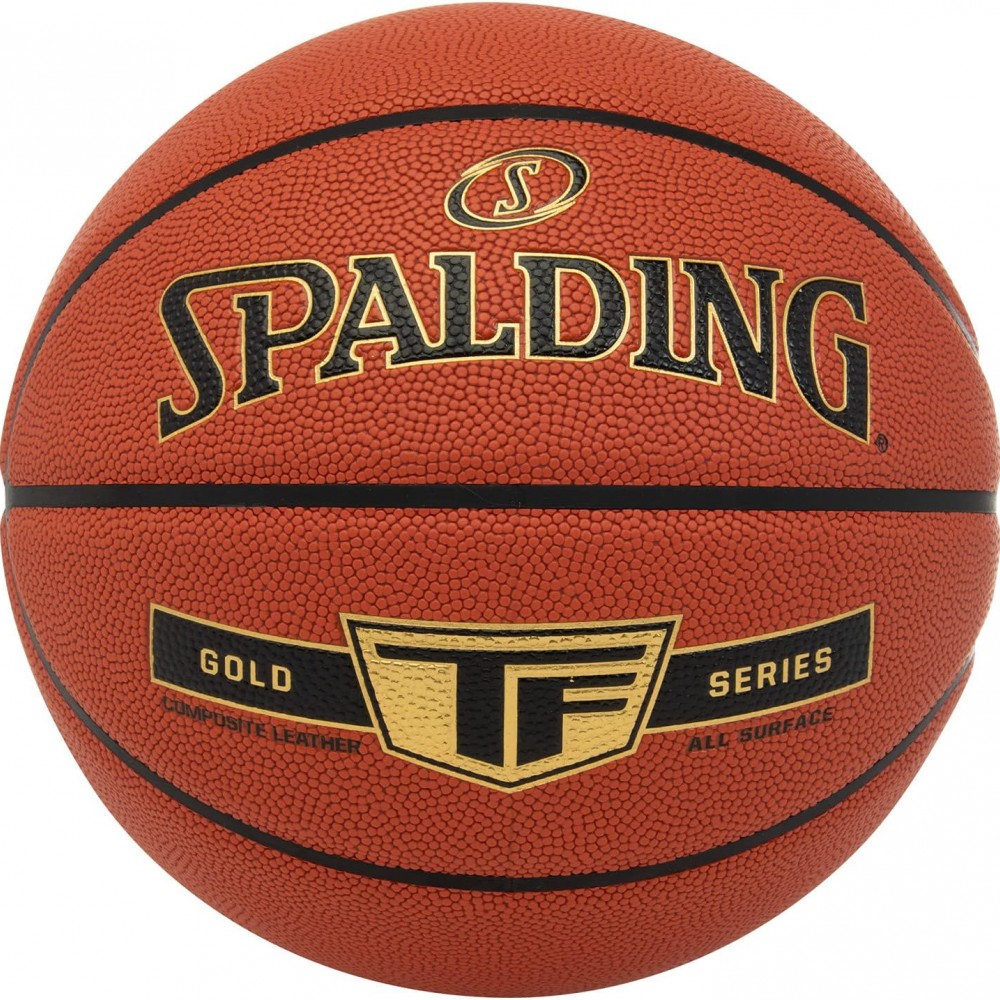 Top basketbolli Spalding TF-Gold Series, nr.7, portokalli/ zezë
