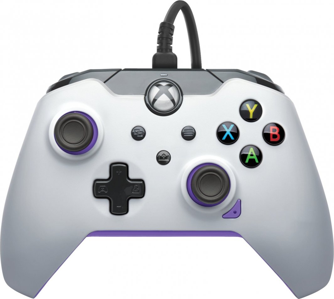 Kontroller PDP Xbox Series, me kabllo, i bardhë / vjollcë