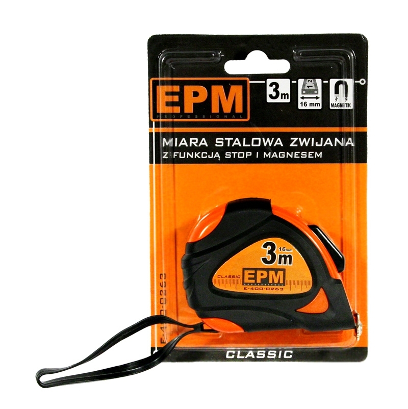 Shirit matës Classic 3m x 16mm E-400-0263