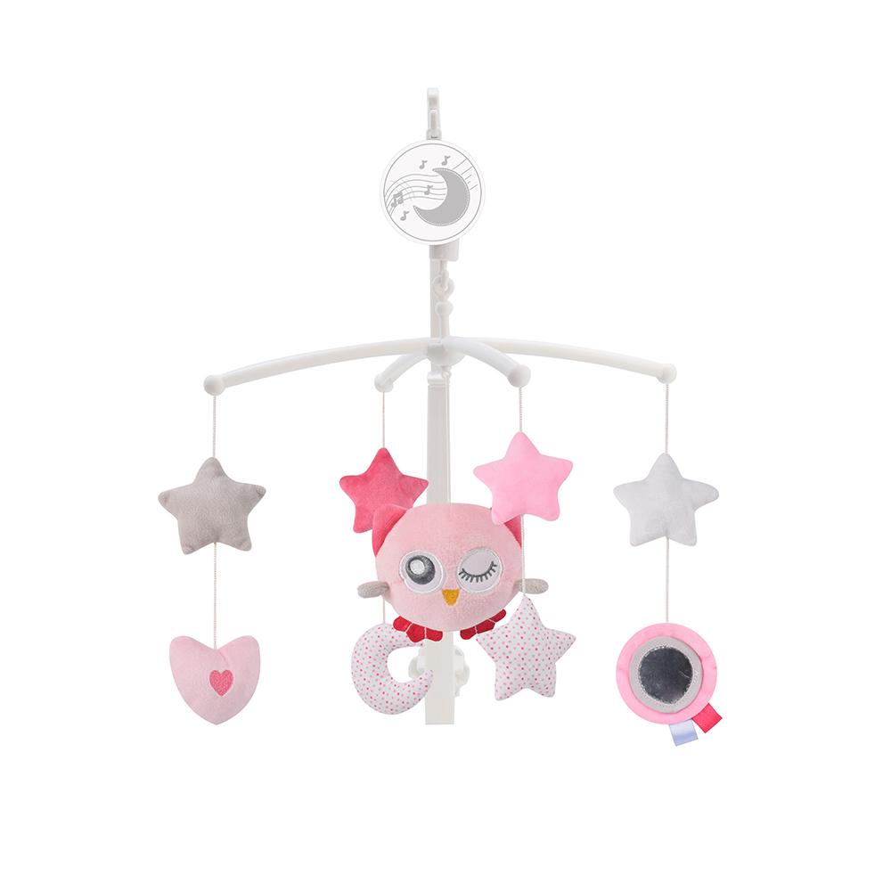 Lodër shtrati për bebe Cangaroo Dreamy, rozë