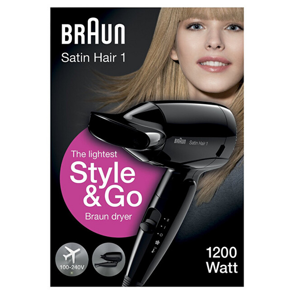 Tharëse për flokë Braun Satin Hair 1 - HD 130 To Go