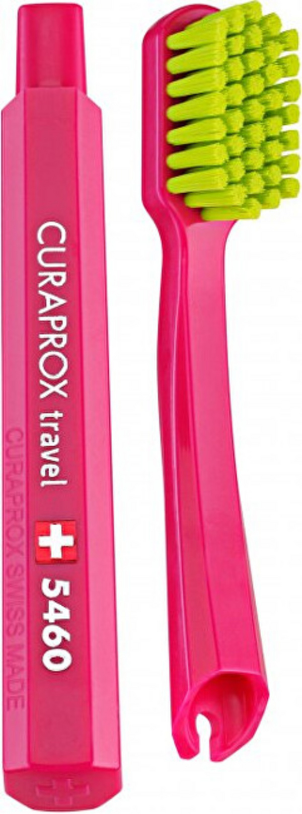 Set për dhëmbë Curaprox Travel, pastë e dhëmbëve Be You 10 ml + brushë për dhëmbë CS 5460 Ultra Soft + brushë CPS 07 + brushë CPS 09 + mbajtëse për brusha + kuti seti
