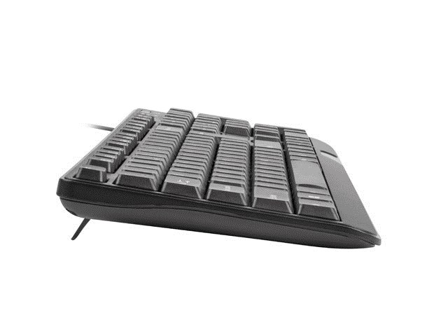 Natec Trout Slim USB Тастатура, US Распоред, Црна