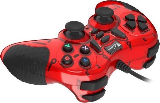 Gamepad Genesis Mangan 200, 180cm, i zi / kuq