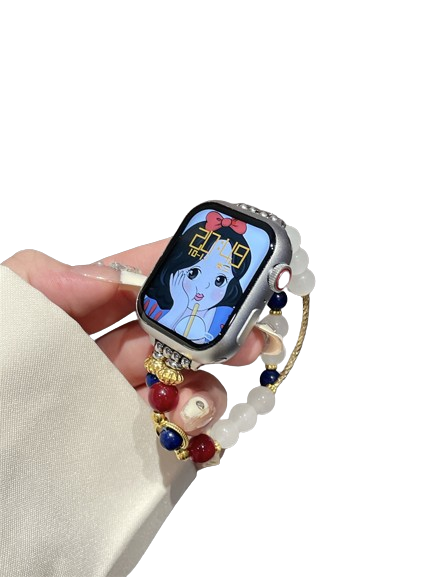 Rrip për Apple Watch Nrubi RAWG19, 42/44/45/49 mm, gurë dekorativ