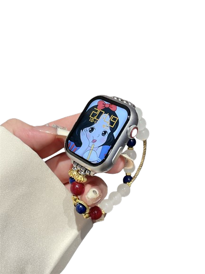 Rrip për Apple Watch Nrubi RAWG19, 42/44/45/49 mm, gurë dekorativ
