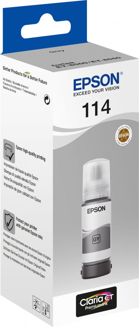 Тонер Epson 114 EcoTank, сива боја