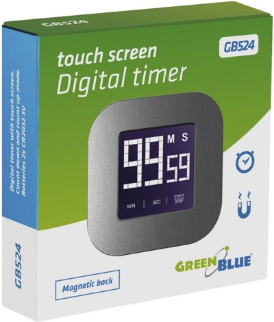 Kronometër dixhital GreenBlue, i zi