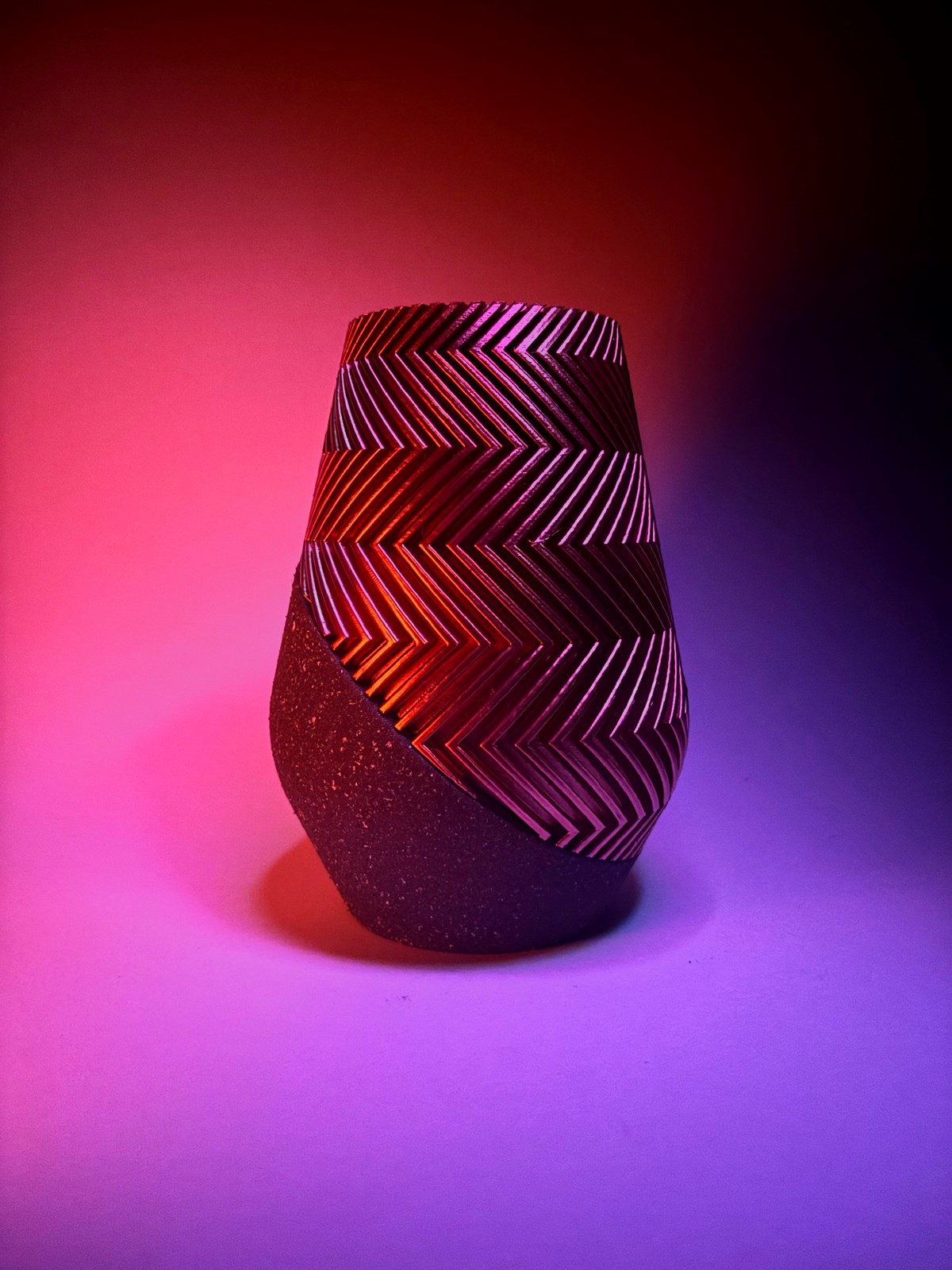 Vazo Terra, ngjyrë metalike/hekur, 15 cm