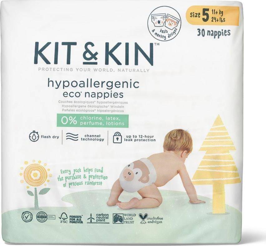 Pelena Kit and Kin 5, 12+ kg, 30 copë.