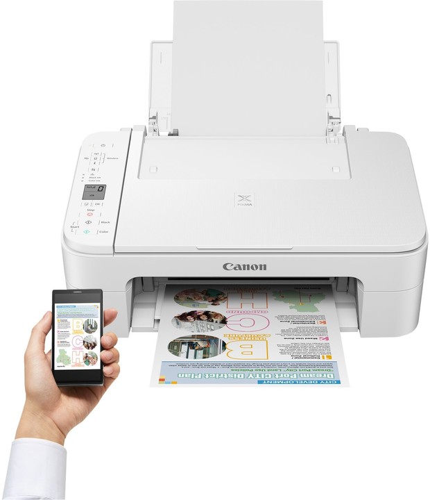 Printer multifunksional Canon PIXMA TS3351, i bardhë