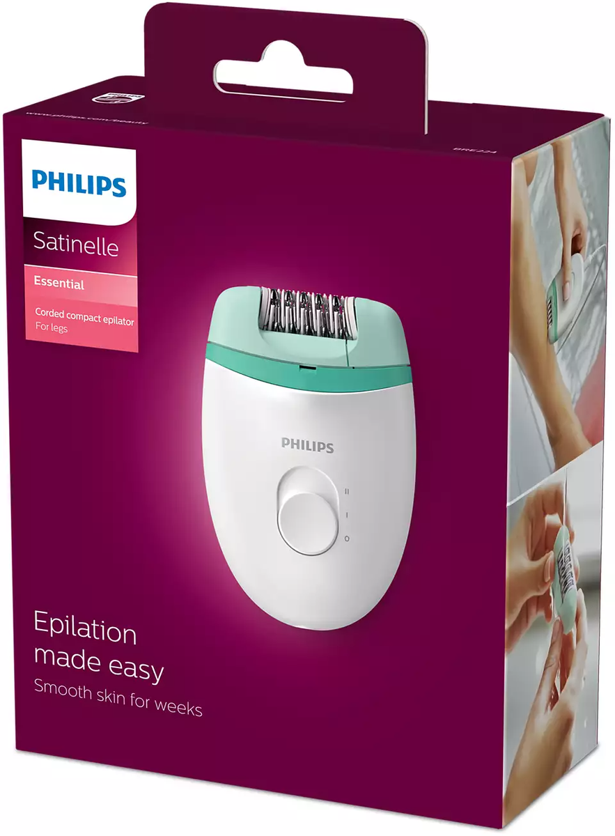 Depilator Philips BRE224, i bardhë