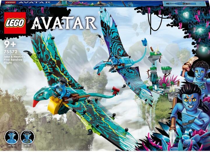 Set LEGO® Avatar 75572 Jake and Neytiri: The first flight of the banshee, 572 pjesë
