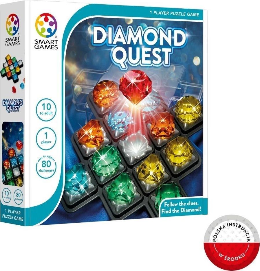 Lojë logjike Iuvi Smart Games Diamond Quest (ENG), 15 elemente